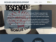 Tablet Screenshot of mcghen.com